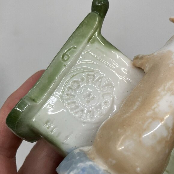 Antique Vintage German Pig Cradle Fairing Sausage Funny Novelty Figurine - Picture 6 of 10